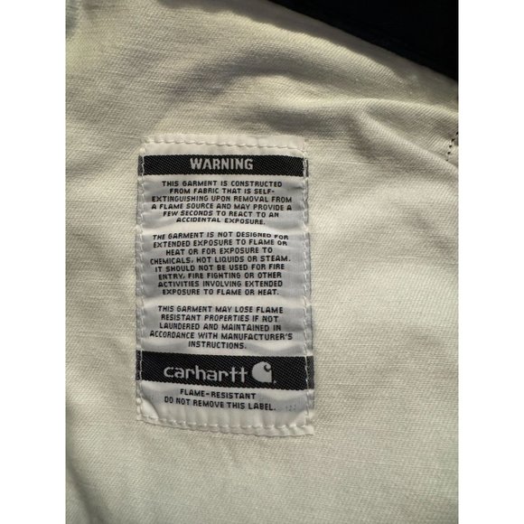 Carhartt NWT Sz 18R  Women's Flame Resistant Rugged Flex Canvas Original Fit - Picture 11 of 16